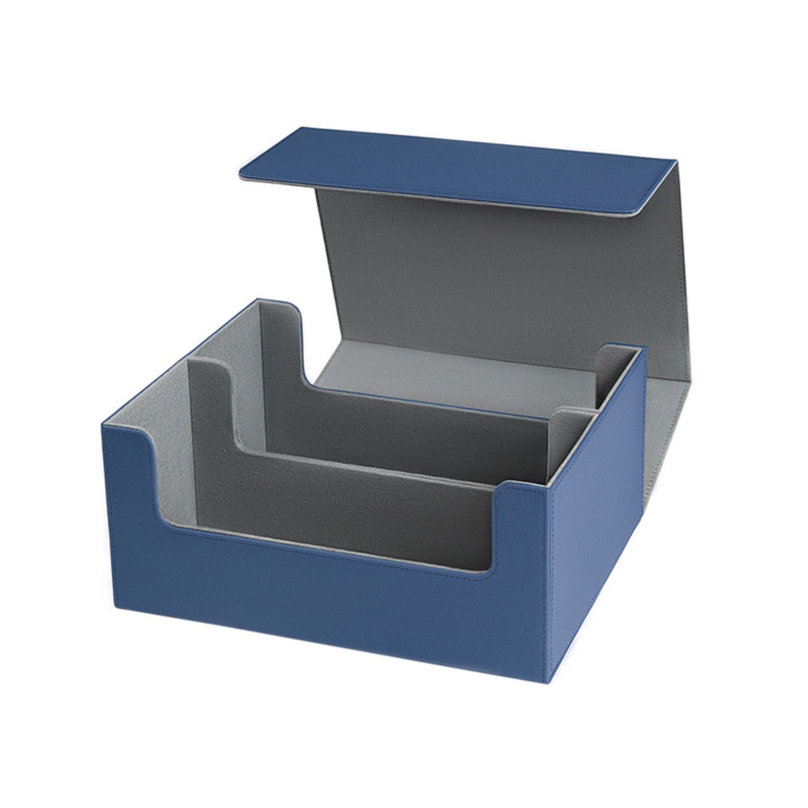 Magnetic Large Capacity 2-Row One Click Cards Holder Storage Box Trading Cards