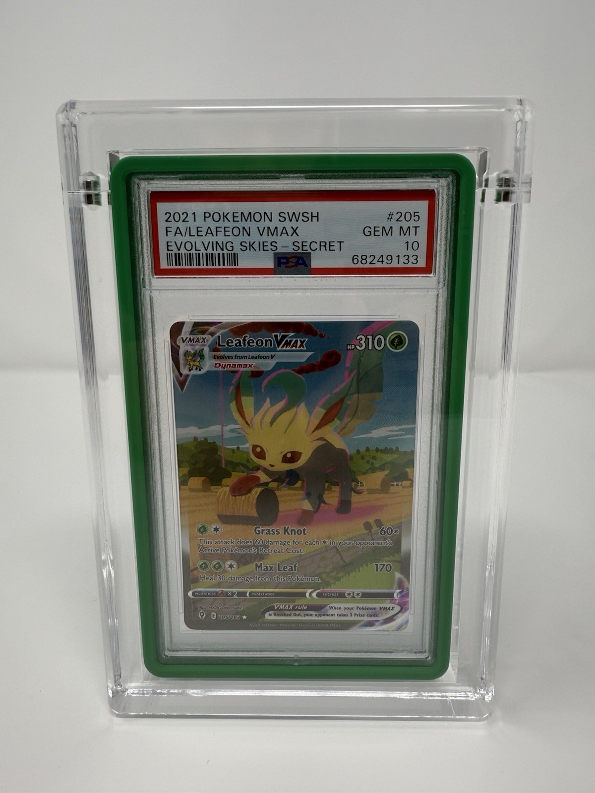 PSA Graded Card Acrylic Display Case With GradedGuard / Bumper Magnetic Top