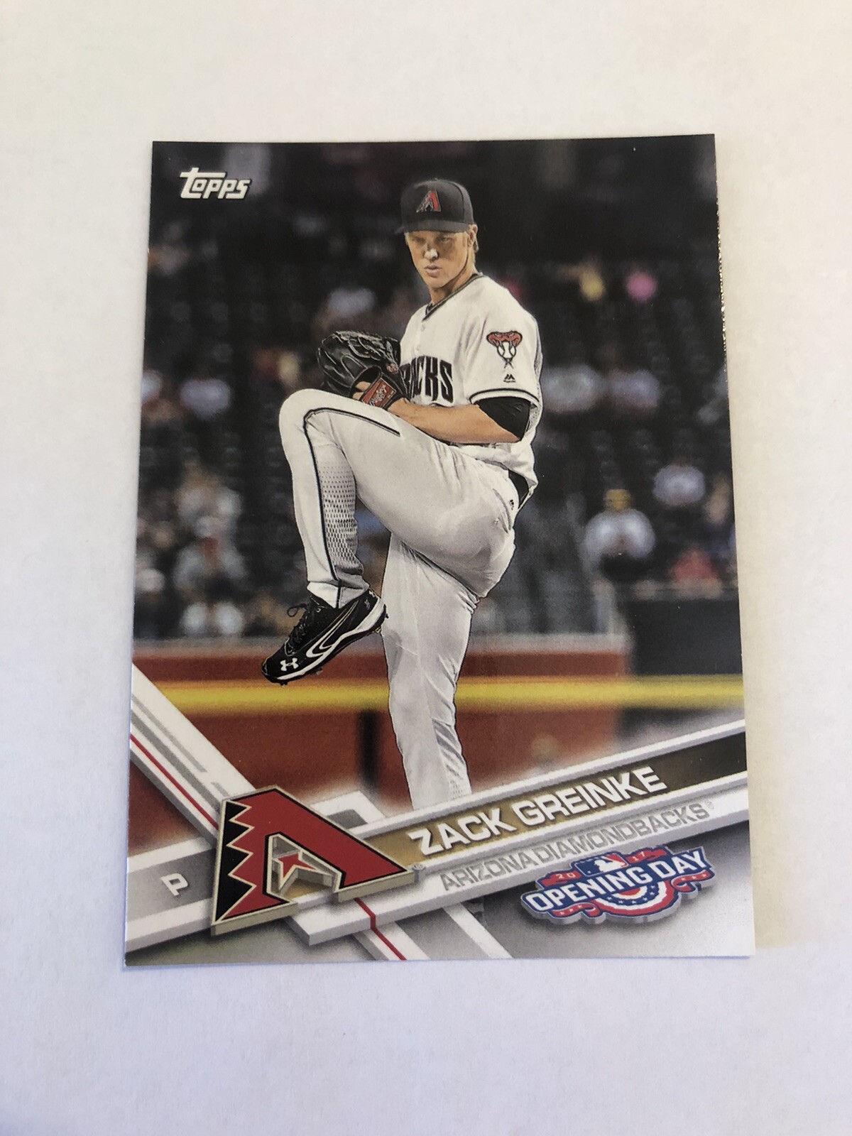Zack Greinke 2017 Topps Opening Day #56 Arizona Diamondbacks