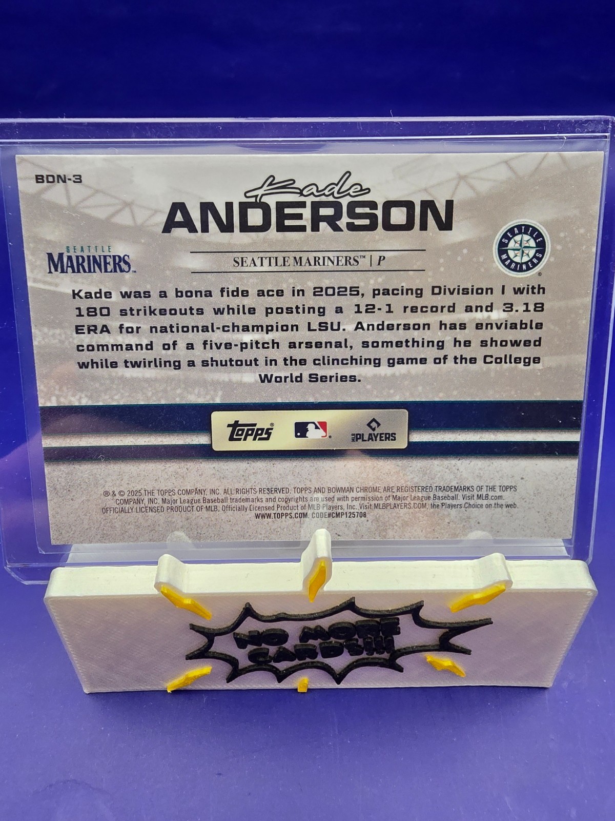 2025 Bowman Draft Kade Anderson Draft Night