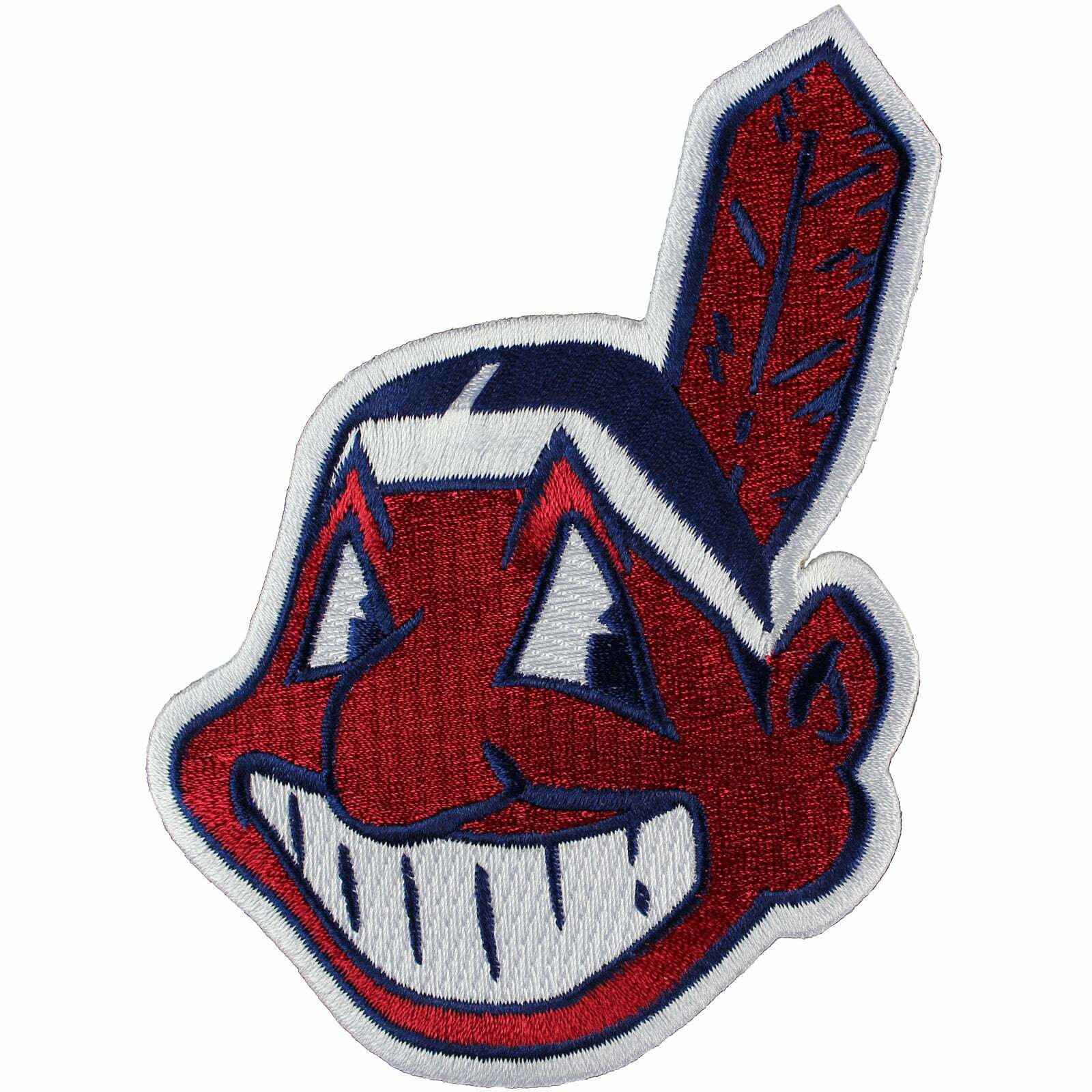 Cleveland Indians Chief Wahoo Jersey Sleeve Official MLB Logo Patch
