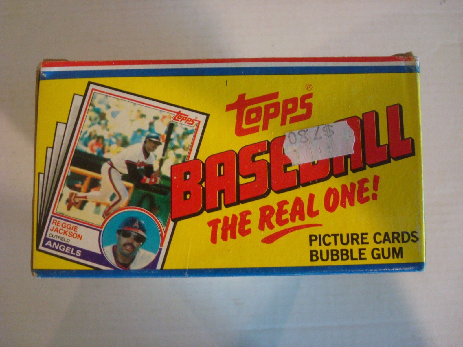 1983 Topps Baseball “MICHIGAN TEST PACK” DISPLAY BOX – EMPTY – BEAUTIFUL – RARE