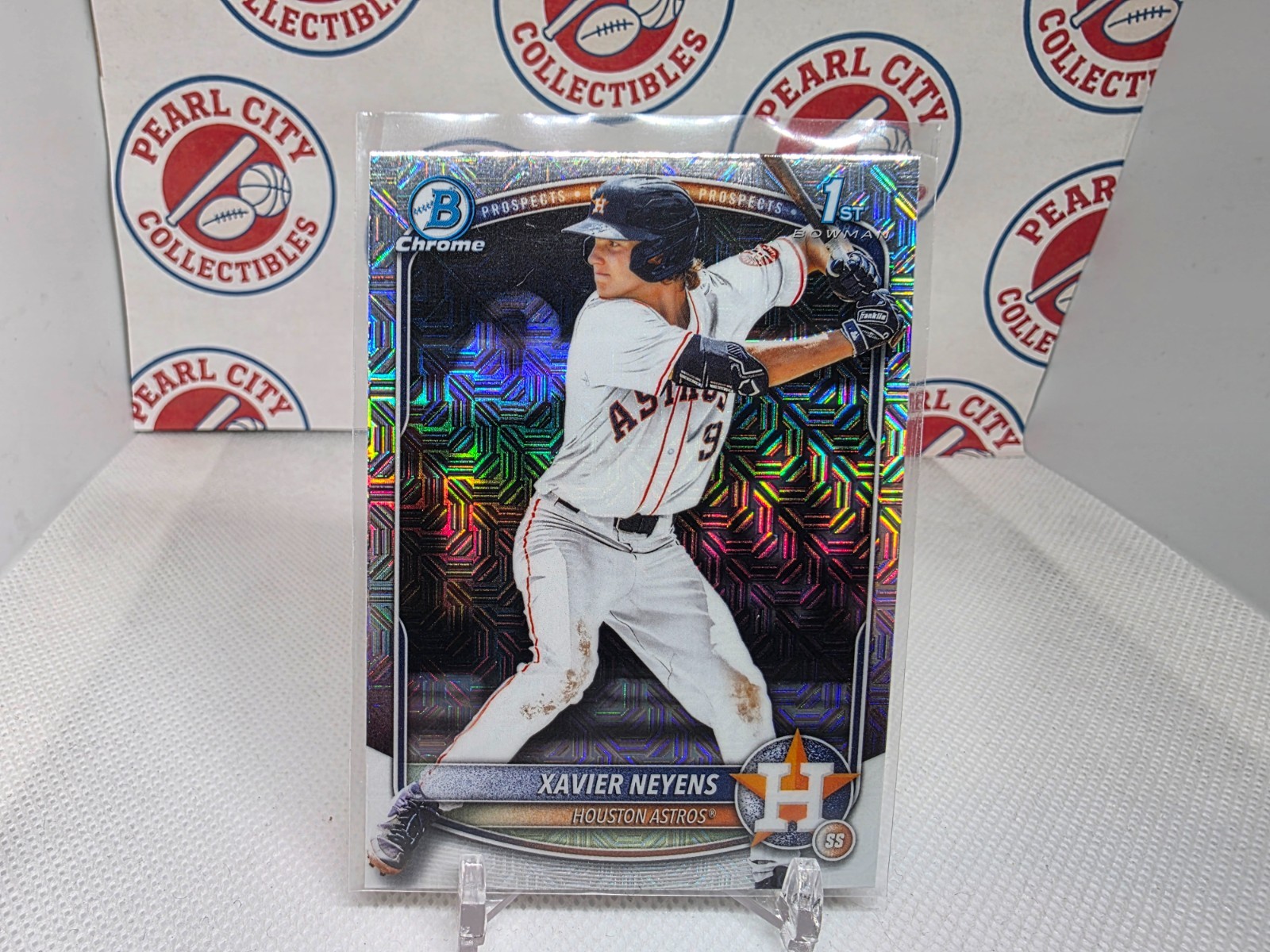 2025 Bowman Draft Chrome Mojo #BDC-2 Xavier Neyens Houston Astros 1st