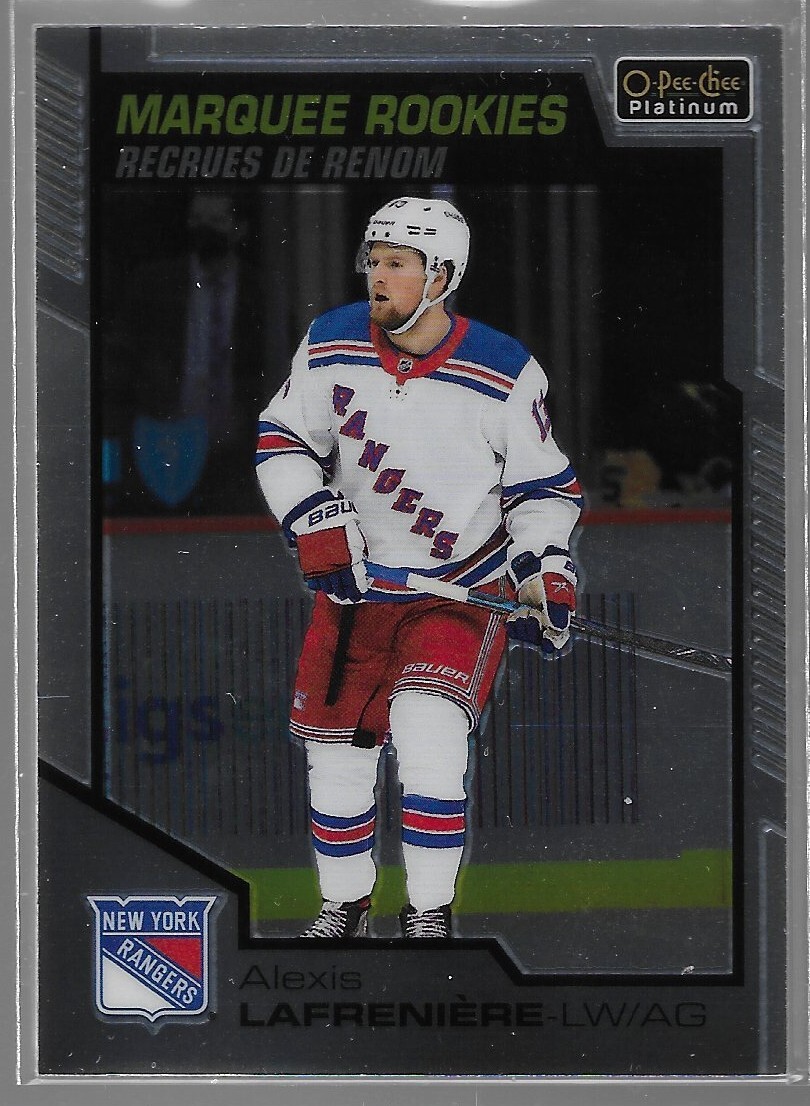 2020-21 Alexis Lafreniere OPC O-Pee-Chee Platinum Marquee Rookie RC #151