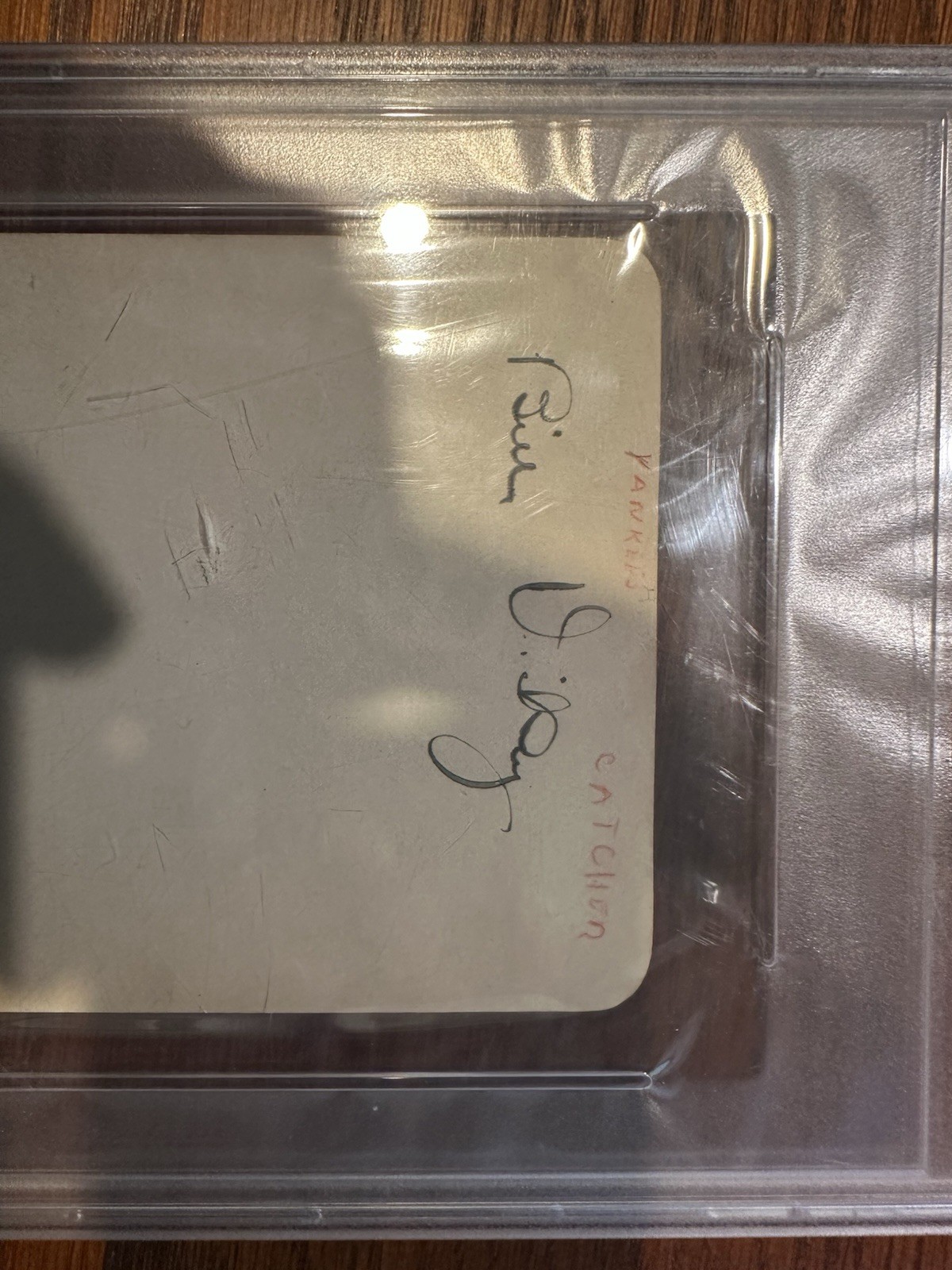 Bill Dickey Autograph Signed Cut – PSA DNA