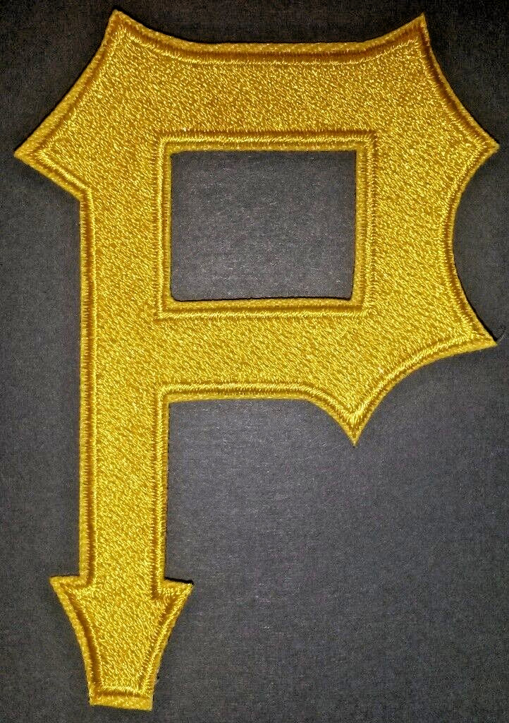 Pittsburgh Pirates P Iron /Sew On Embroidered Patch~ Free Tracking!