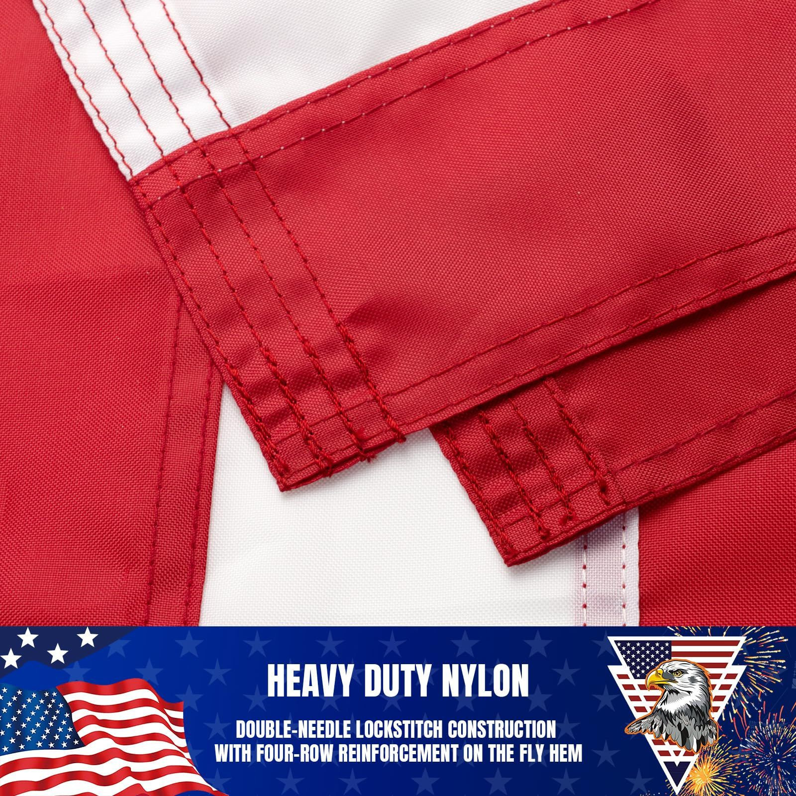 American Flag 3x5ft for Outside: Heavy Duty Nylon, High Wind 3×5 ft, ft