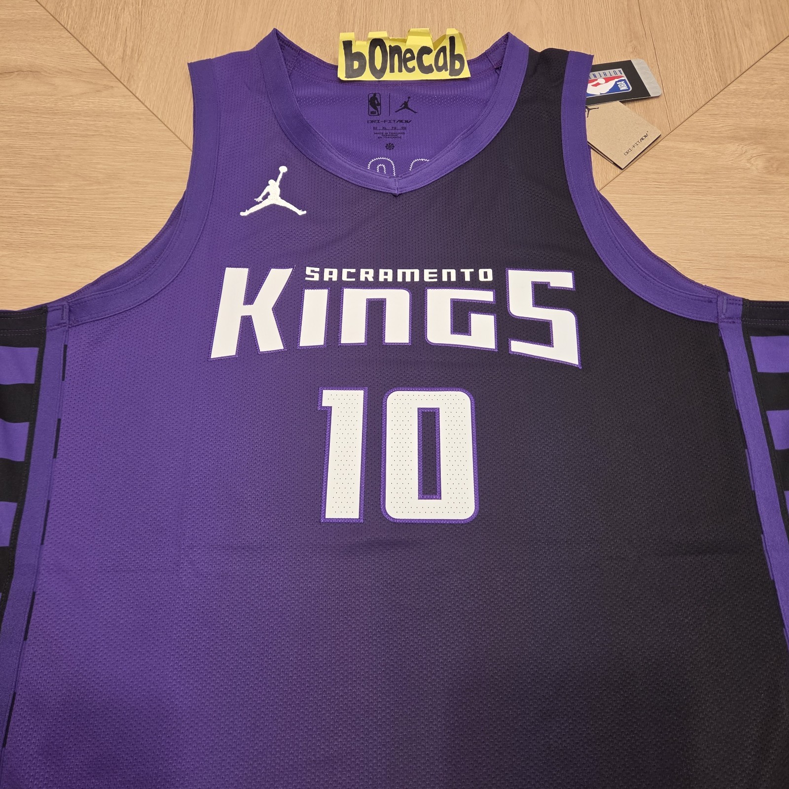 NBA Authentic Jersey Nike 52 Domantas Sabonis Sacramento Kings Statement Edition