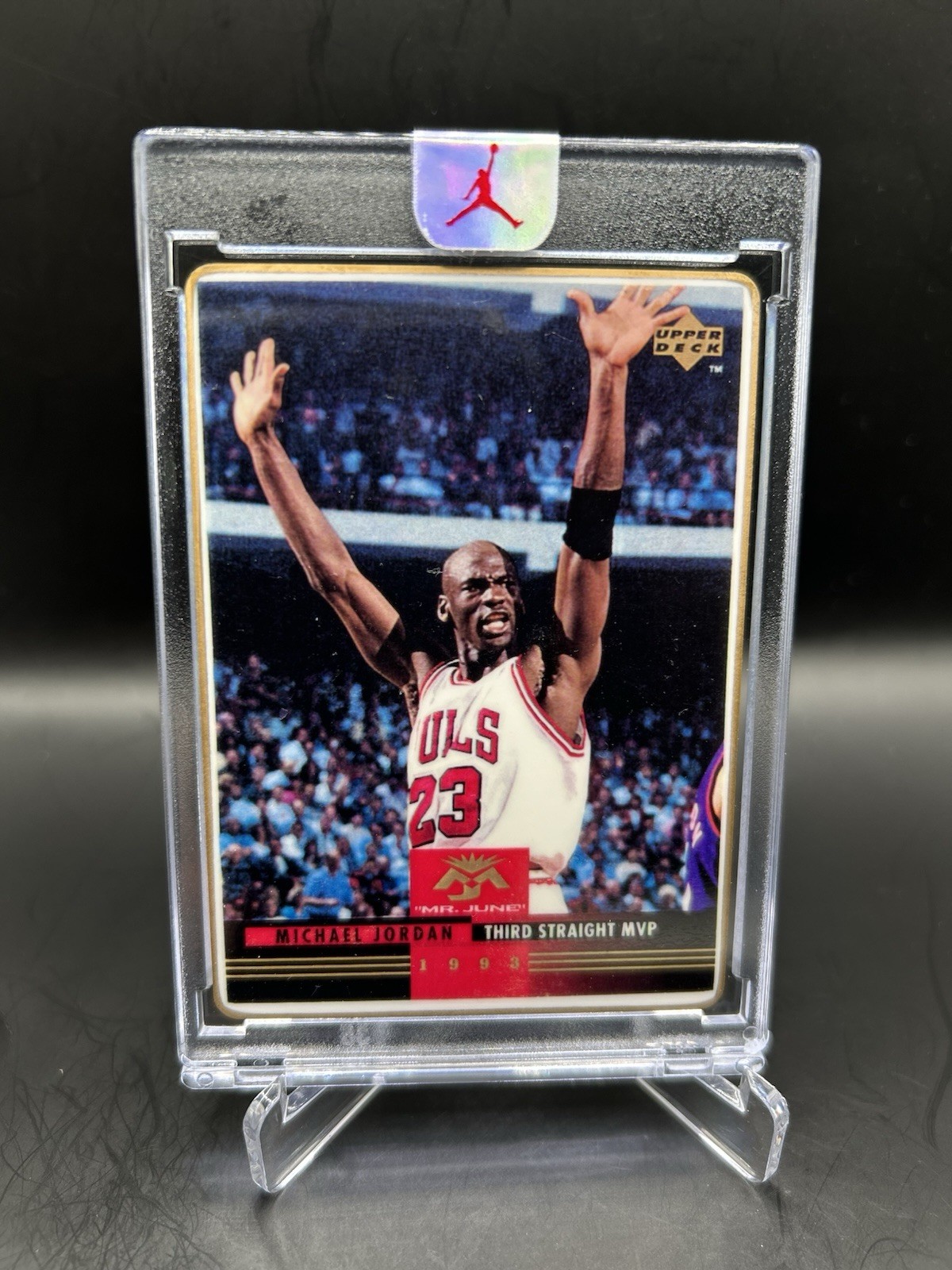 1993 Mr. June Ceramic BEST # /2500 Upper Deck Card Michael Jordan RARE
