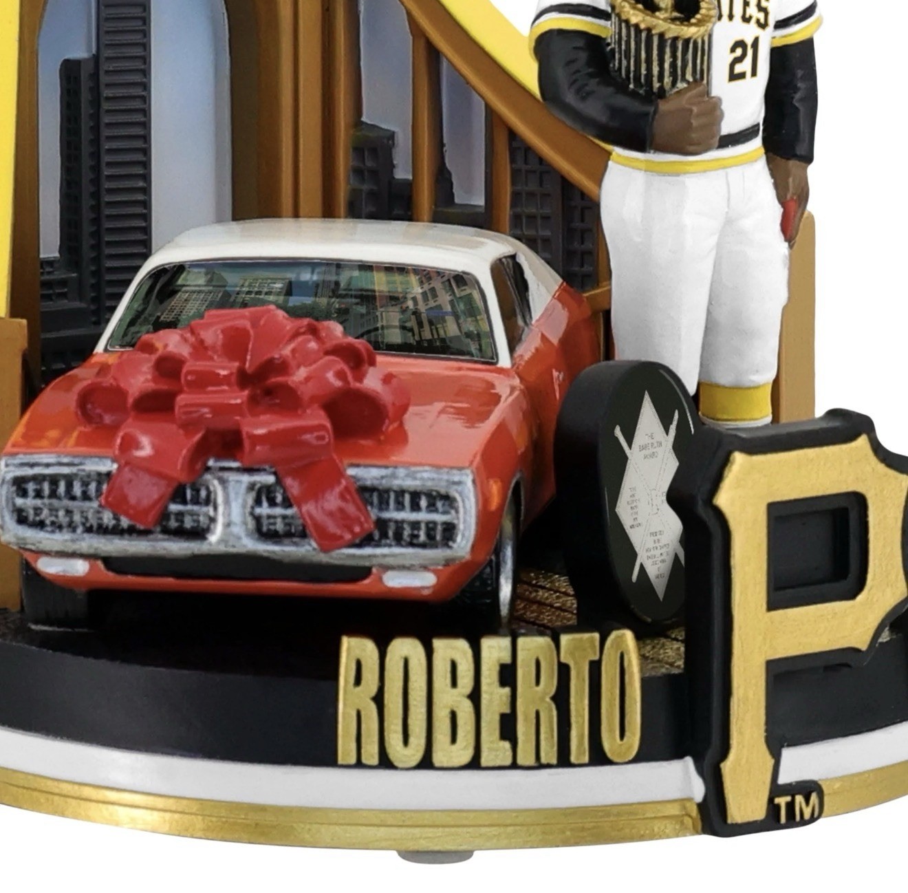 Roberto Clemente Pittsburgh Pirates 1971 World Series MVP Bobblehead FOCO NEW 5”