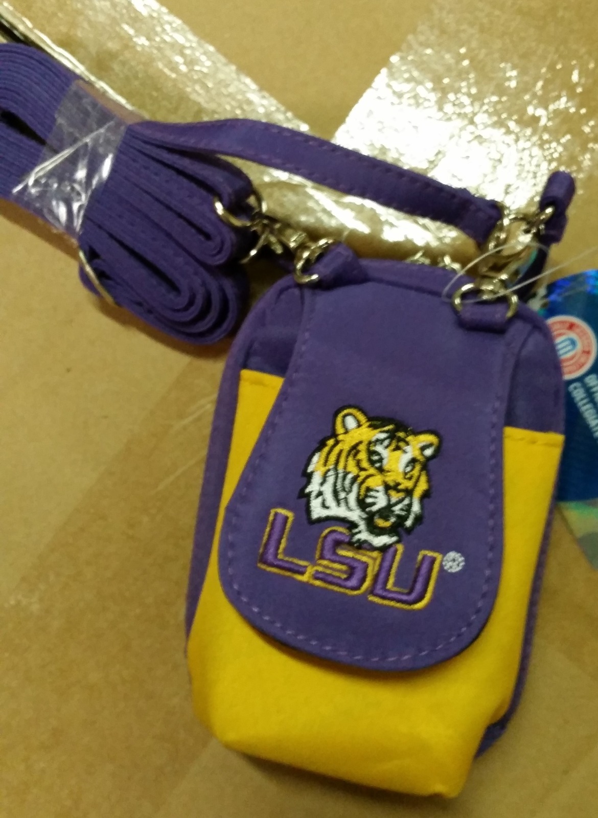 LSU Tigers Purse Plus Touch Phone ID Wallet Charm 14 Gift Compact bag