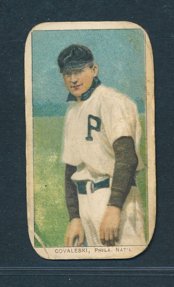 T206 SC 350 30: HARRY COVALESKI Philadelphia Phillies ~ POOR to FAIR
