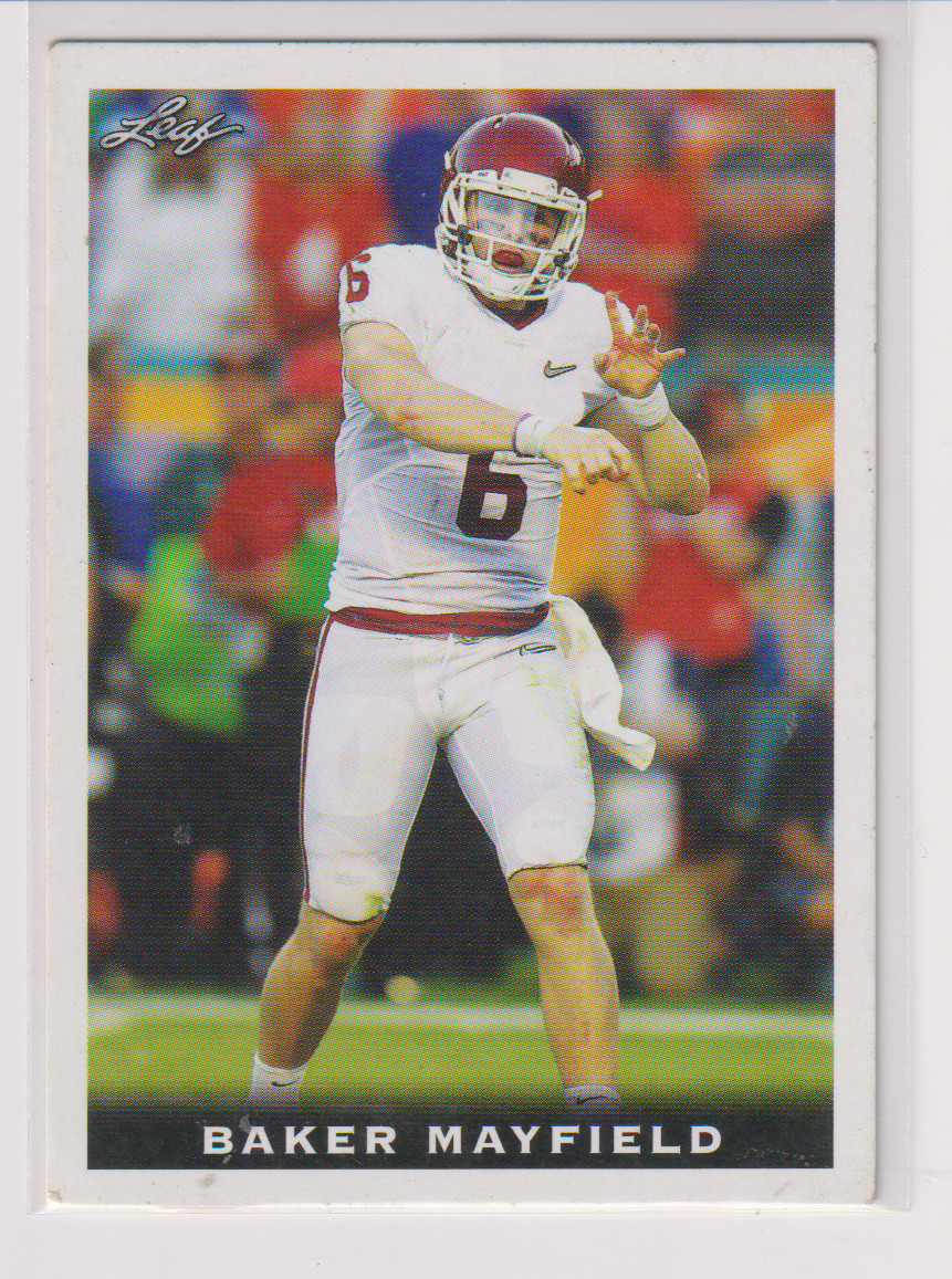 Baker Mayfield 2018 The National Convention Leaf Football Card # 07 $1 Shipping