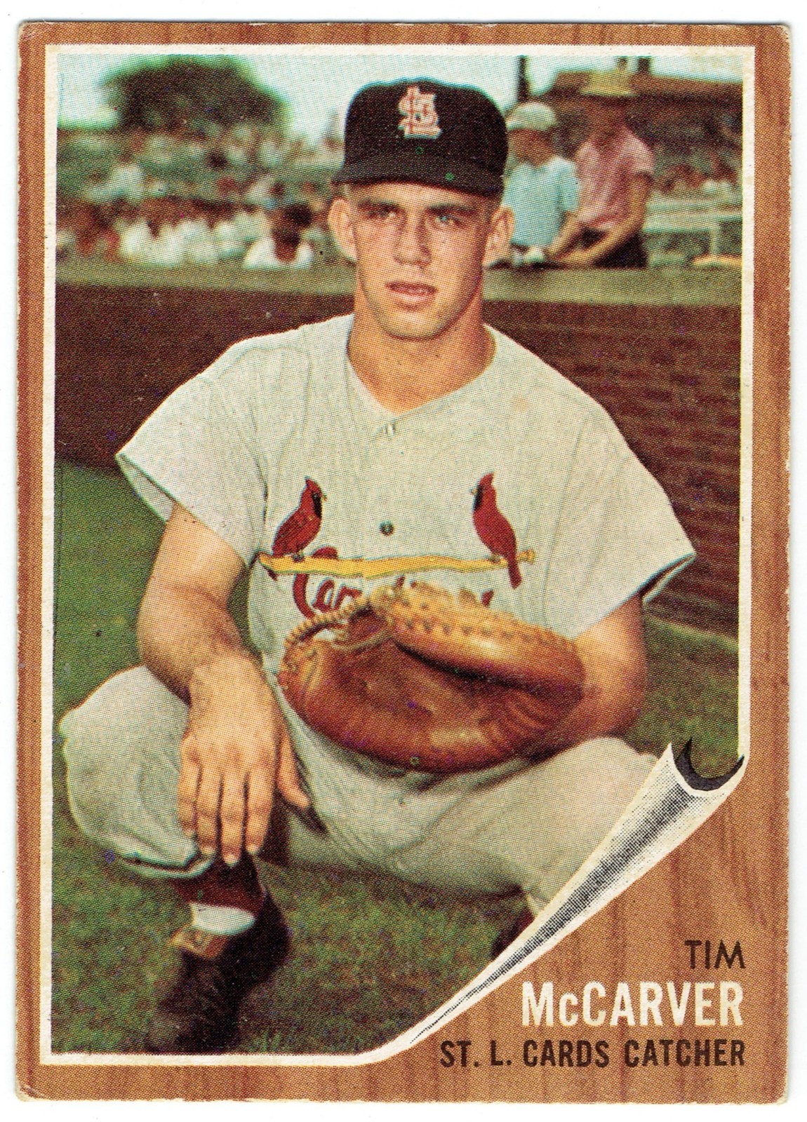 1962 Topps Tim McCarver #167 (RC) – Clean Surface Well Centered