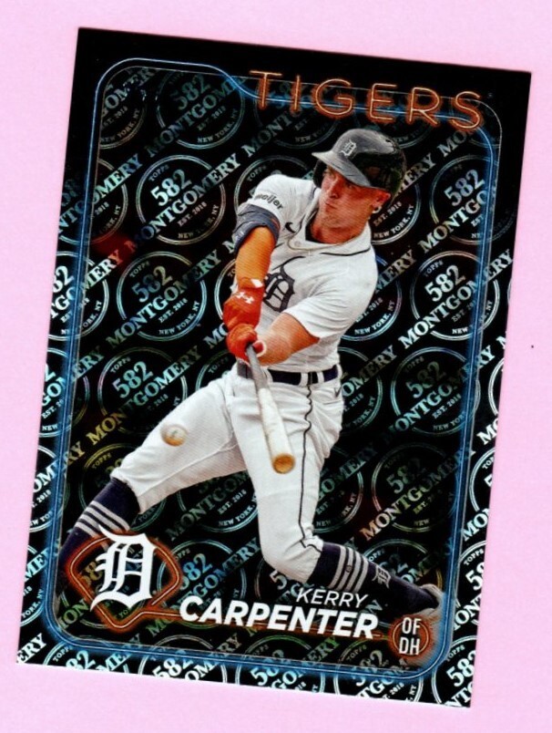 2024 Topps 582 Montgomery Club #536 Kerry Carpenter Detroit Tigers
