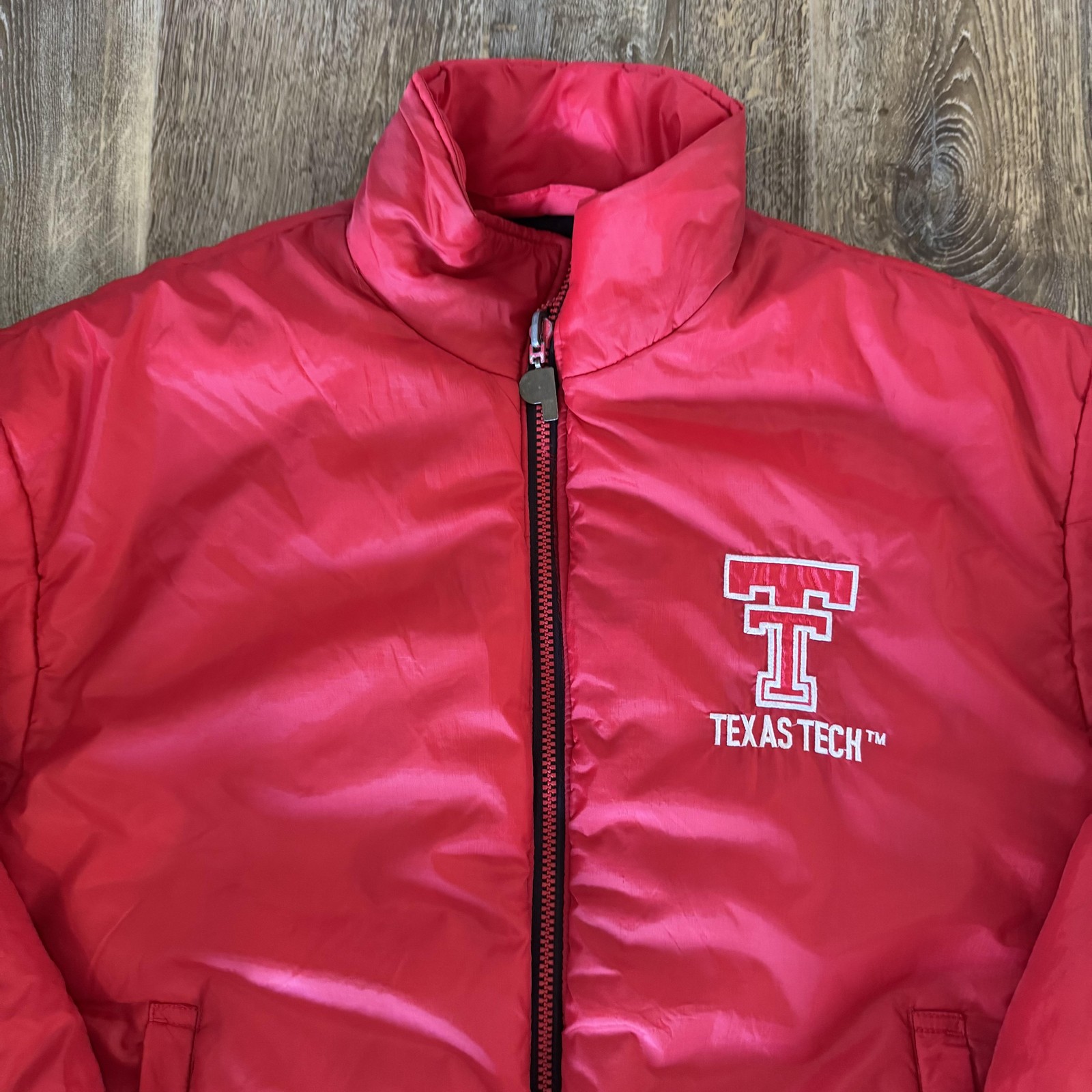 Vintage Texas Tech Red Raiders Jacket Mens XL Reversible NCAA Pro Player 90s
