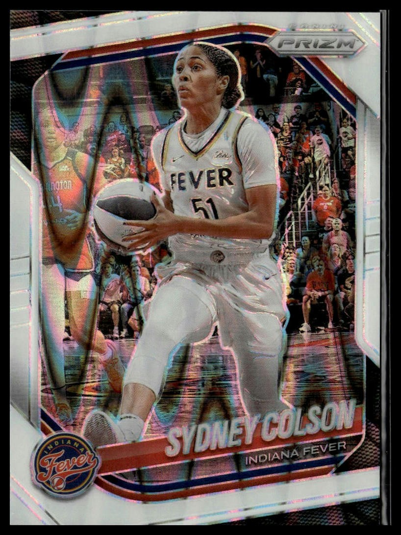 2025 Panini Prizm WNBA #1 Sydney Colson White Seismic Prizms Free Ship 061926