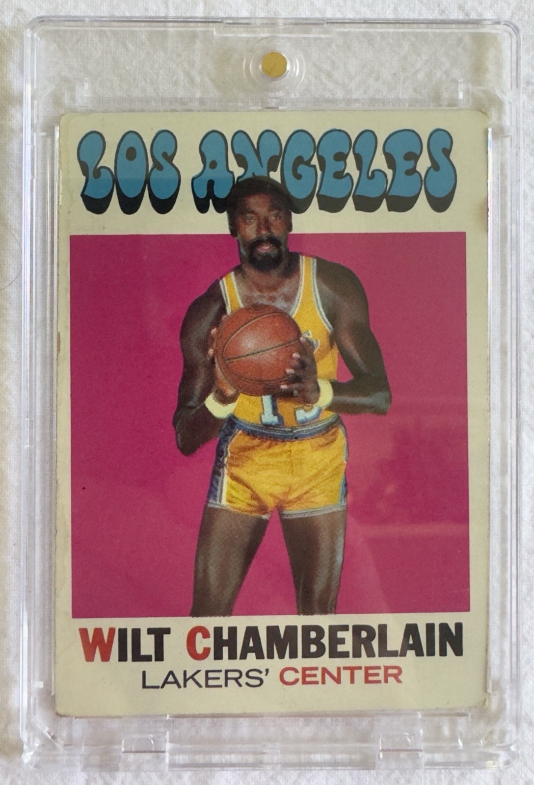 1971 Topps #70 Wilt Chamberlain Los Angeles Lakers Basketball HOF See Pics!