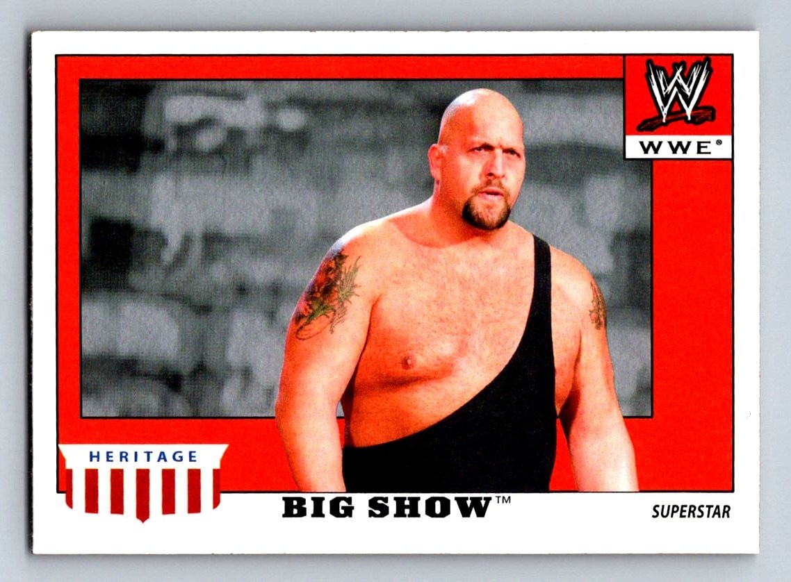 2008 TOPPS HERITAGE IV WWE Set Builder Singles – Superstars Divas Legends