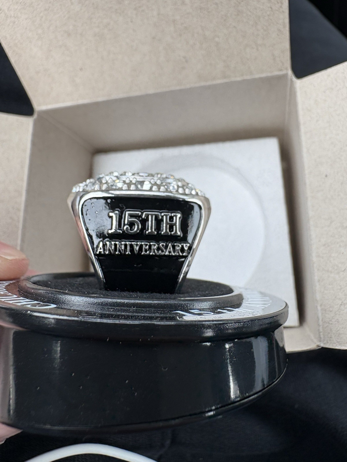 Chicagoland Speedway CLS 15th Anniversary Ring Nascar New in Box HTF Rare