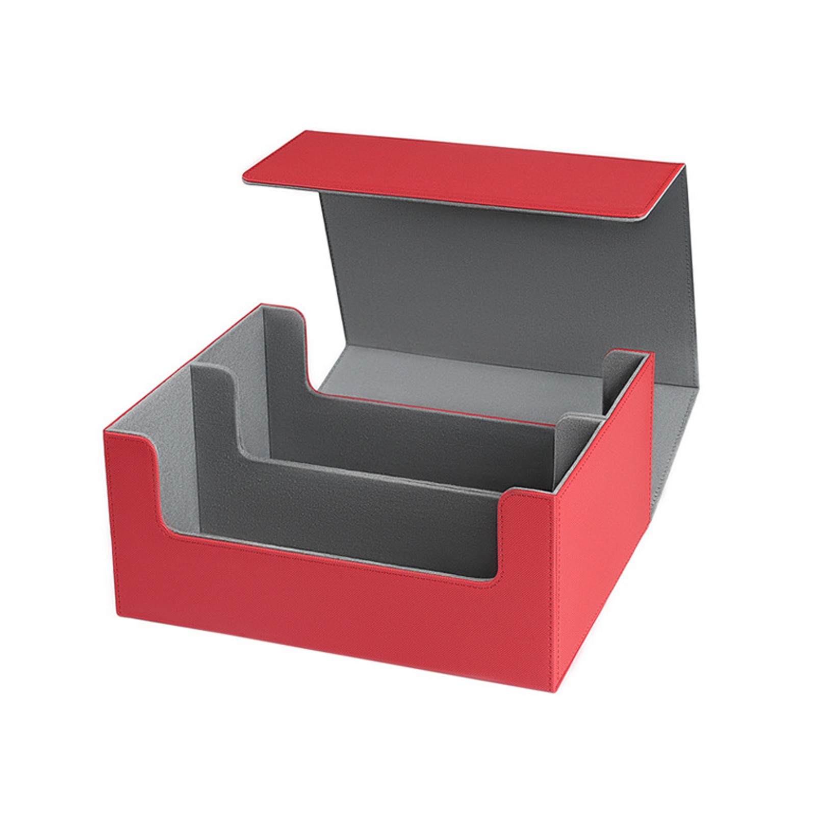 Magnetic Large Capacity 2-Row One Click Cards Holder Storage Box Trading Cards