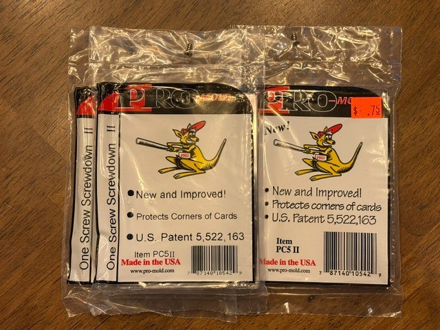 3 New Pro Mold PC5 II Regular One Screw Screwdown II NOS