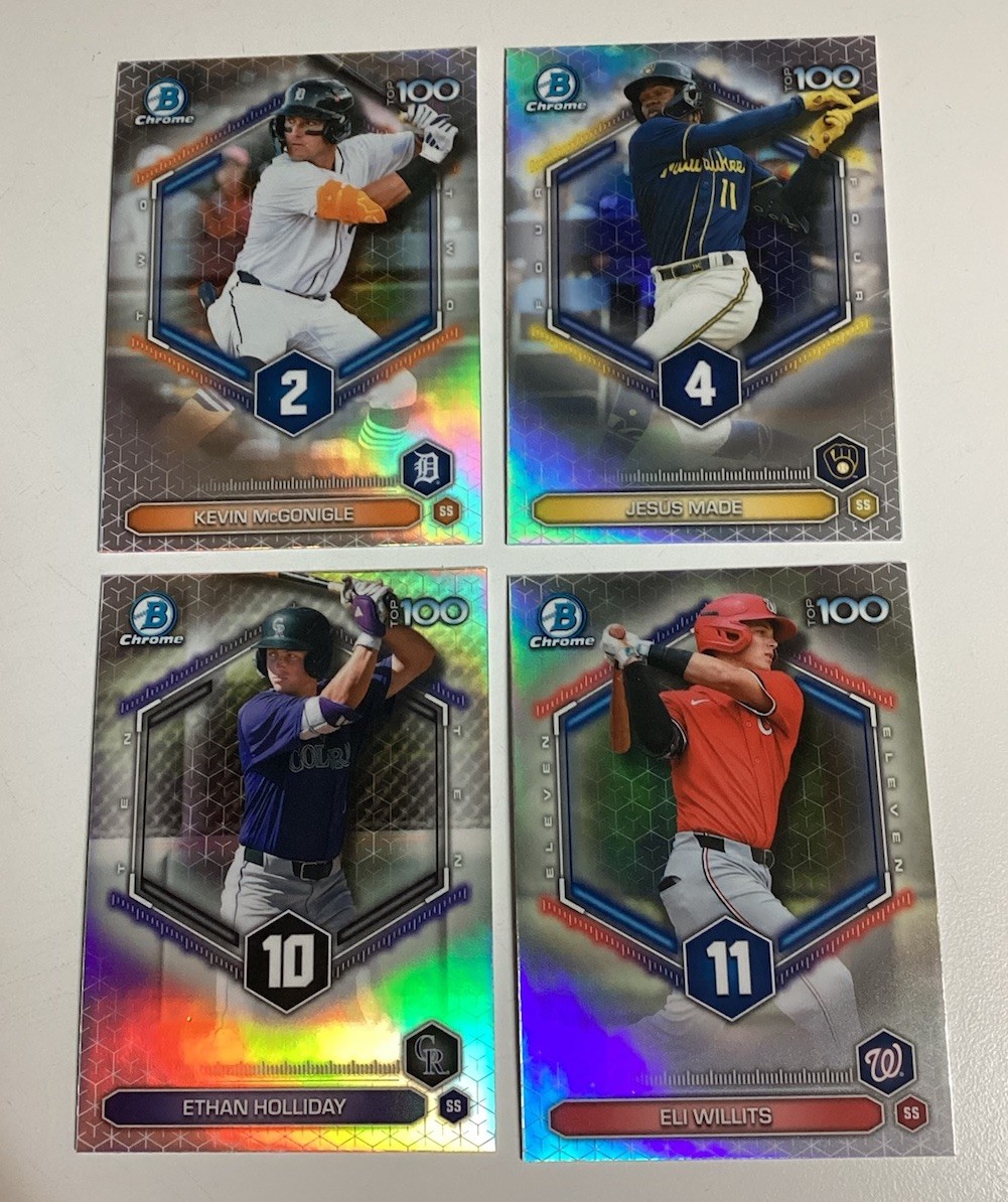 2026 Bowman SCOUTS TOP 100 Prospects Pick / Choose To Complete 100 Card Set