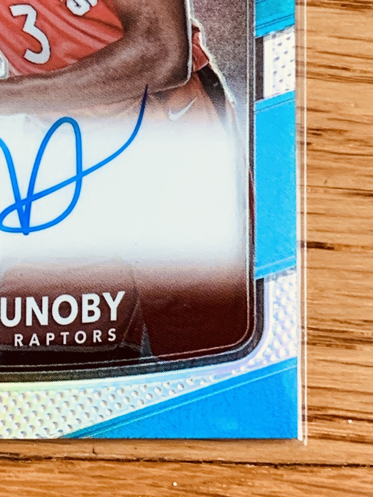 OG Anunoby – 2017-18 Panini Donruss Optic – Rated Rookie #178 Holo Autograph RC