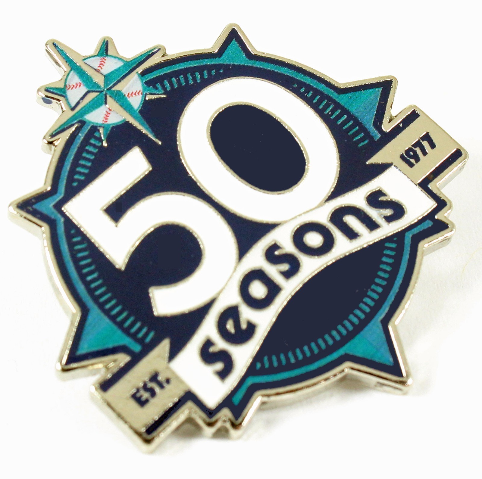 Seattle Mariners 50th Anniversary Logo Pin