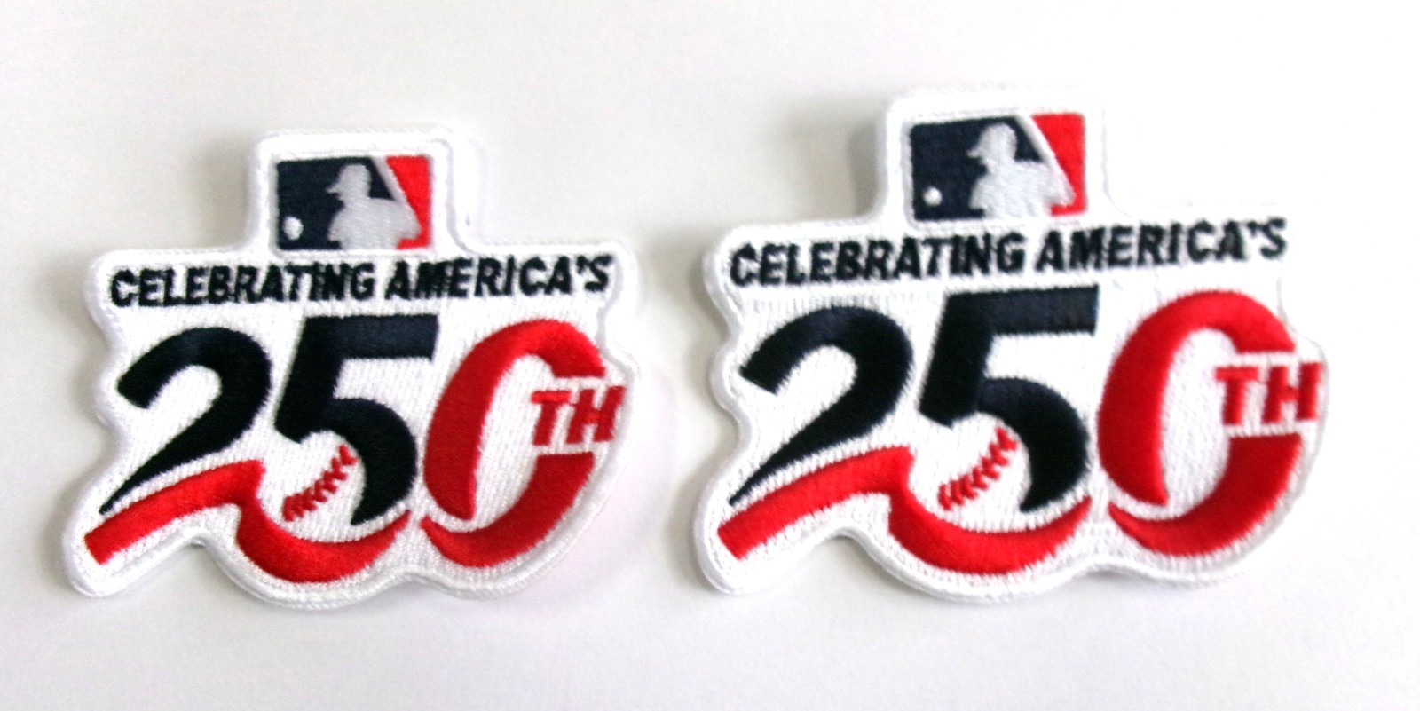 (1) LOT OF (2) CELEBRATING AMERICA’ S 250th YEAR EMBROIDERED PATCH # 101D