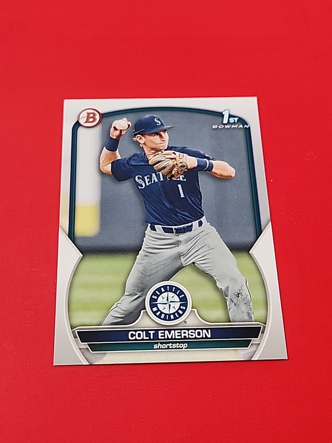 2023 Bowman Draft Paper Base BD-42 Colt Emerson – Seattle Mariners