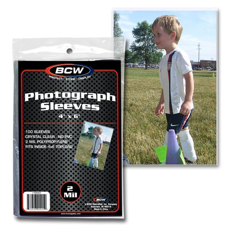 NEW (500 PK) BCW 4 x 6 Photo / Postcard Poly Soft Sleeves Holders