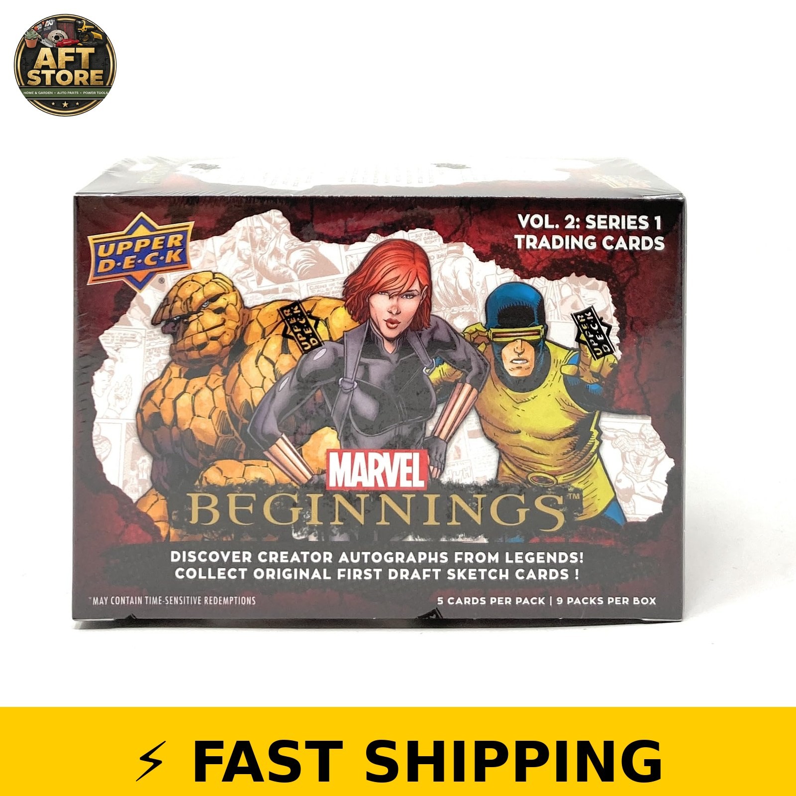 Upper Deck Marvel Beginnings Volume 2 Trading Card Blaster Box