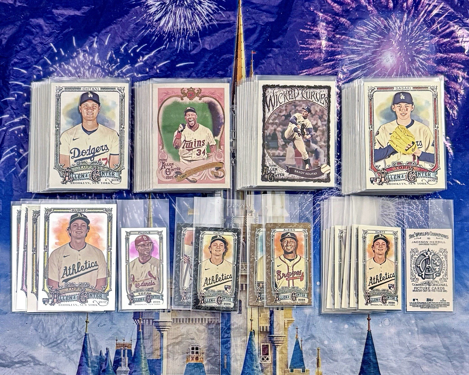 Topps Allen & Ginter Mixed MLB Baseball Card LOT (80+)