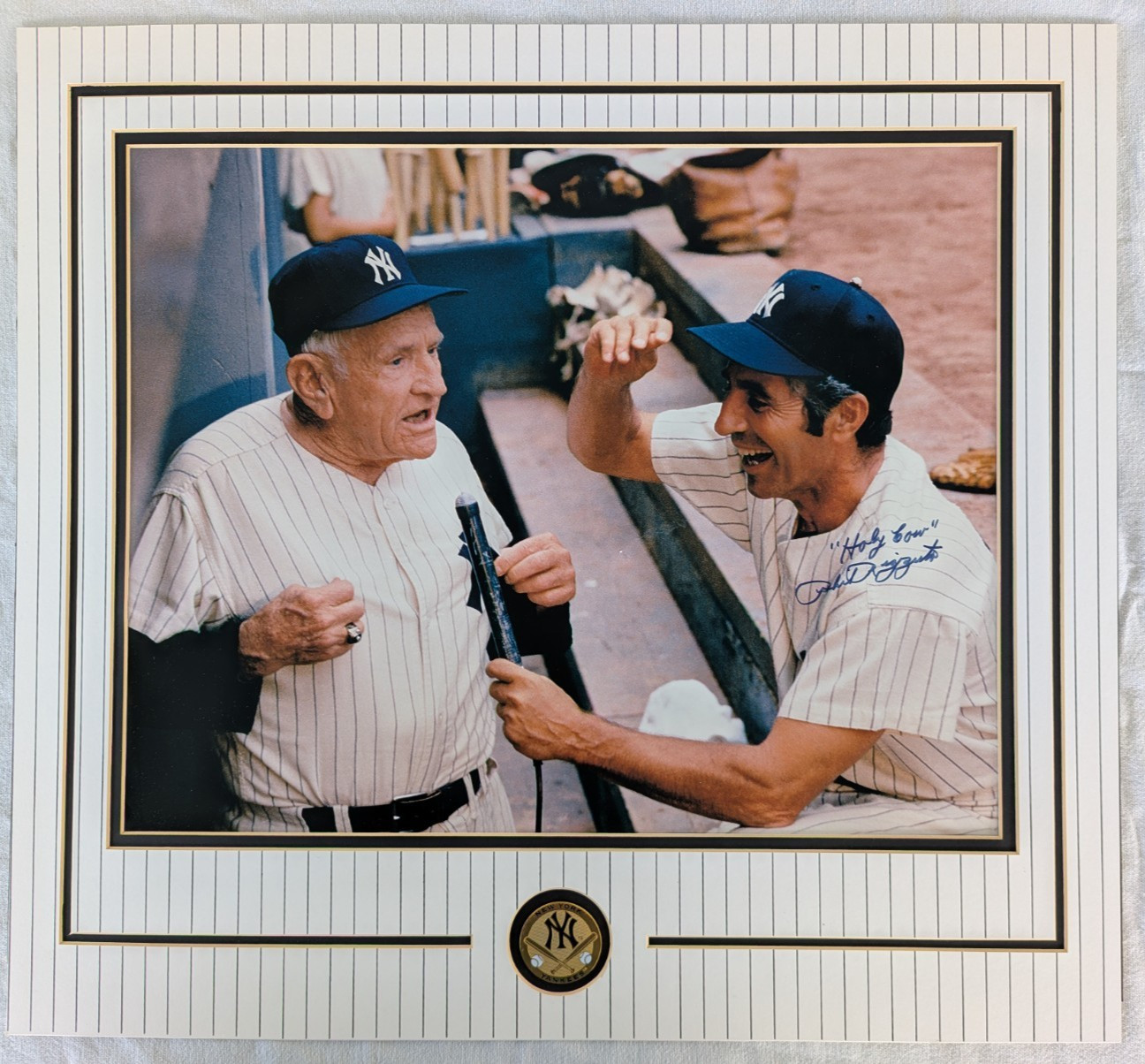 Phil Rizzuto Signed 16×20 Photo New York Yankees w Professional Matte (Unframed)