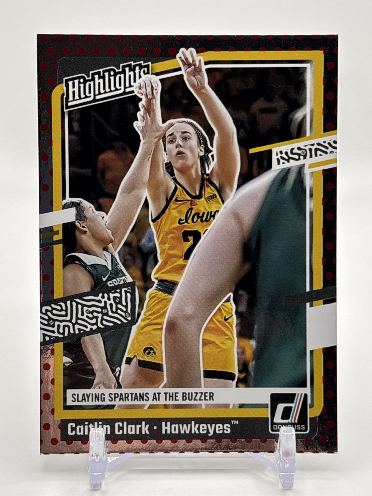 2024 Panini Caitlin Clark Collection – Highlights Caitlin Clark #H7 Dots (RC)
