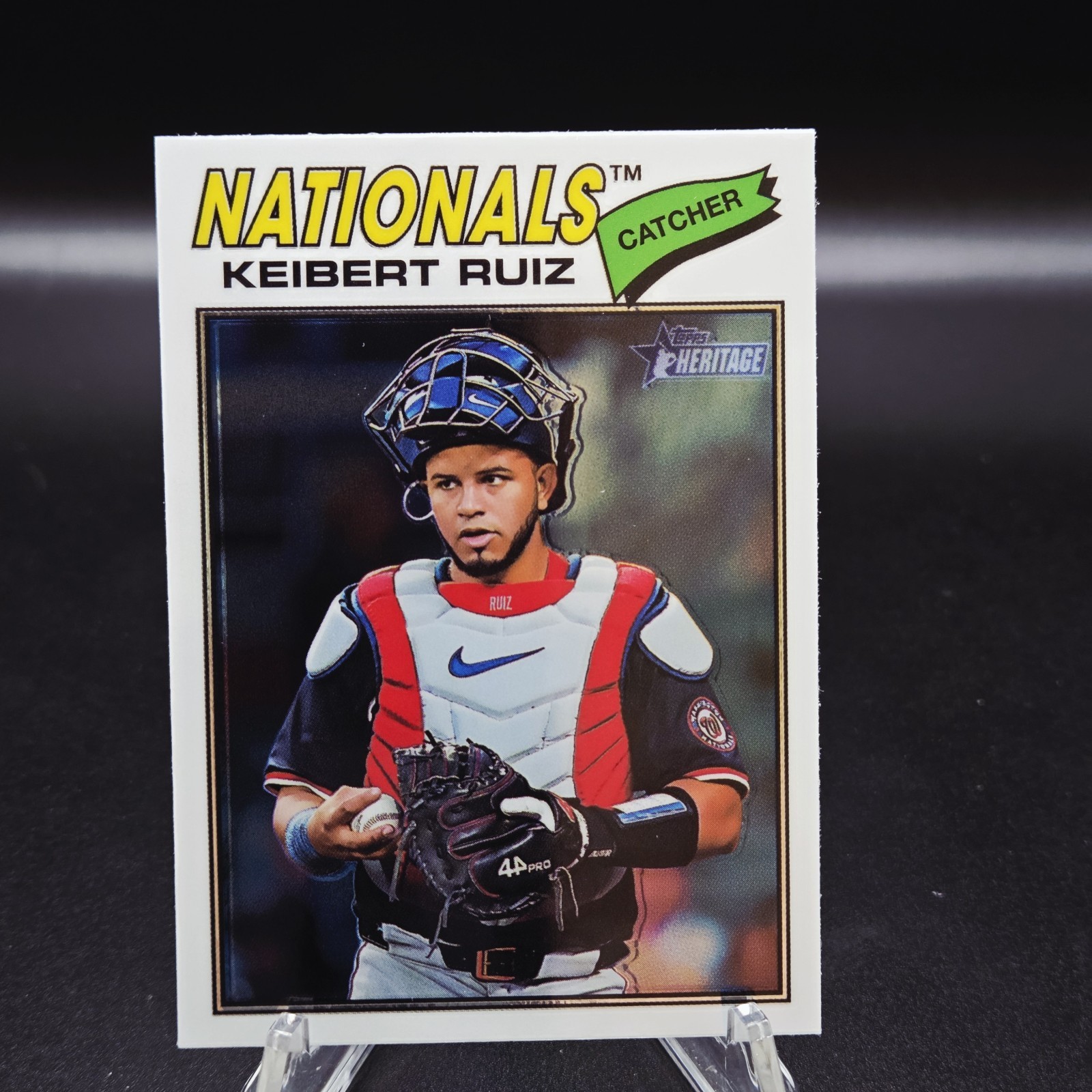 2026 Topps Heritage Chrome Keibert Ruiz SP Washington Nationals #201