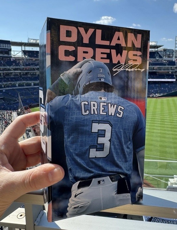 2025 Nationals DYLAN CREWS Rookie Bobblehead WASHINGTON BOBBLE 9/13 SGA DEBUT