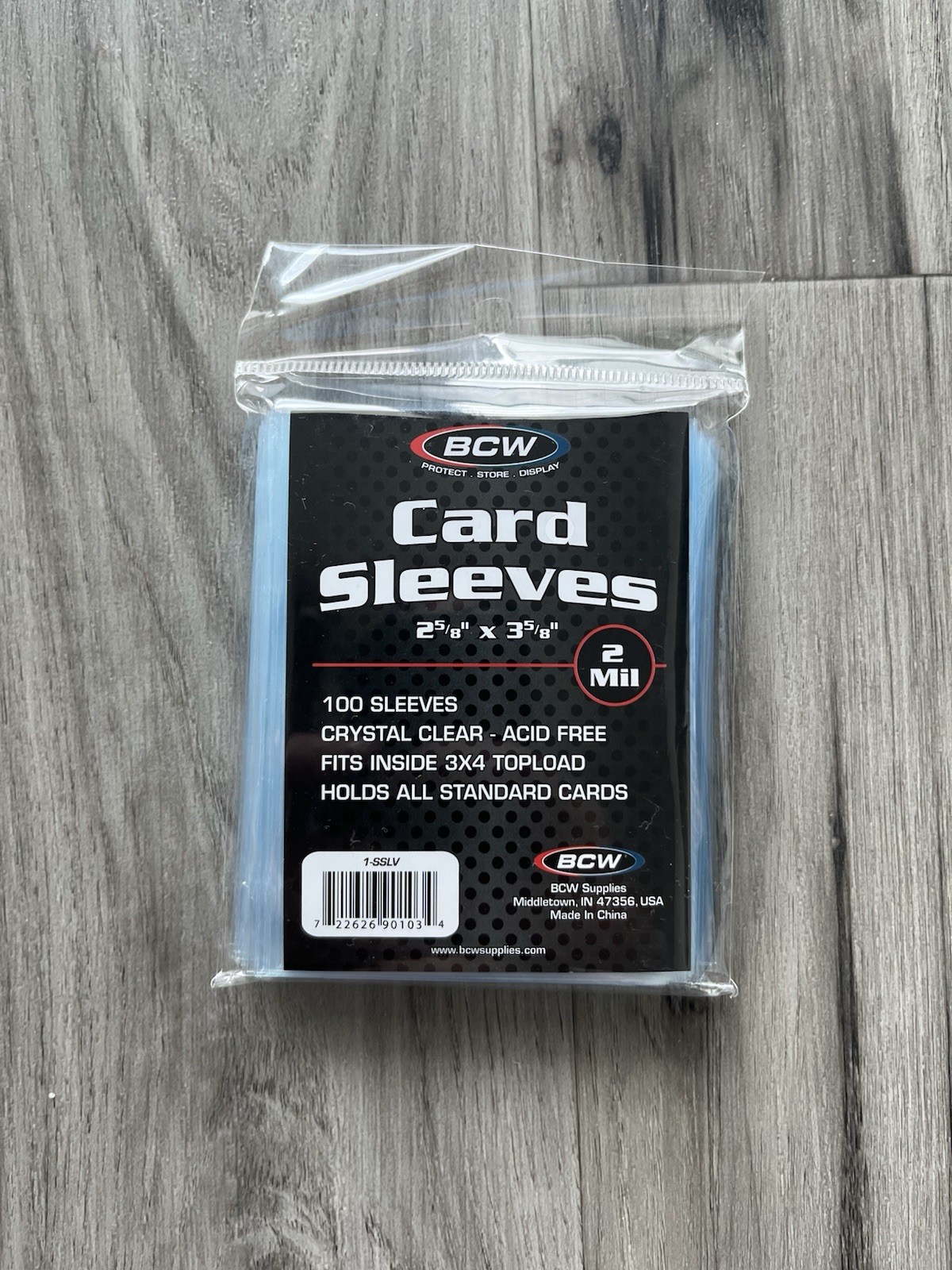 BCW Penny Card Soft Sleeves Pack of 100 for Standard Sized Cards