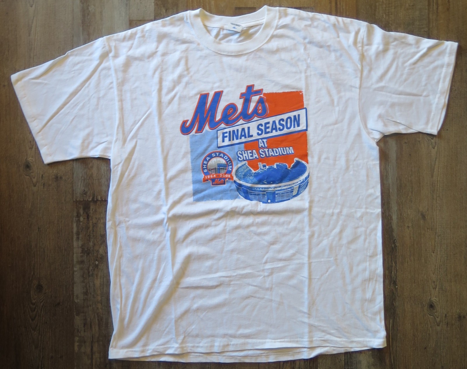 Vintage New York Mets Final Season at Shea Stadium Promo T shirt new XL