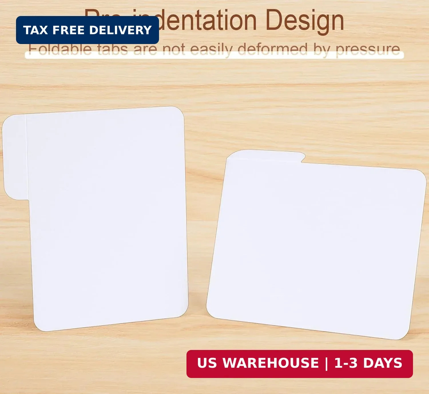 Trading Card Dividers for Standard Card Storage Boxes, 150PCS Paper Divider Card