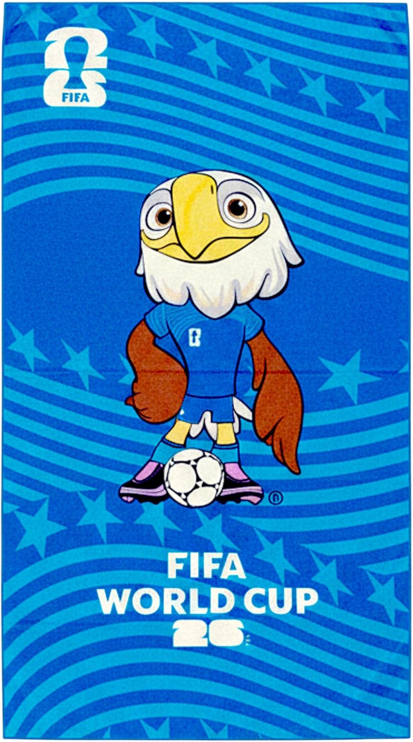 Official FIFA World Cup 2026 Edition – Emblem Towels 30X60 Inch Velvet – Soft, D