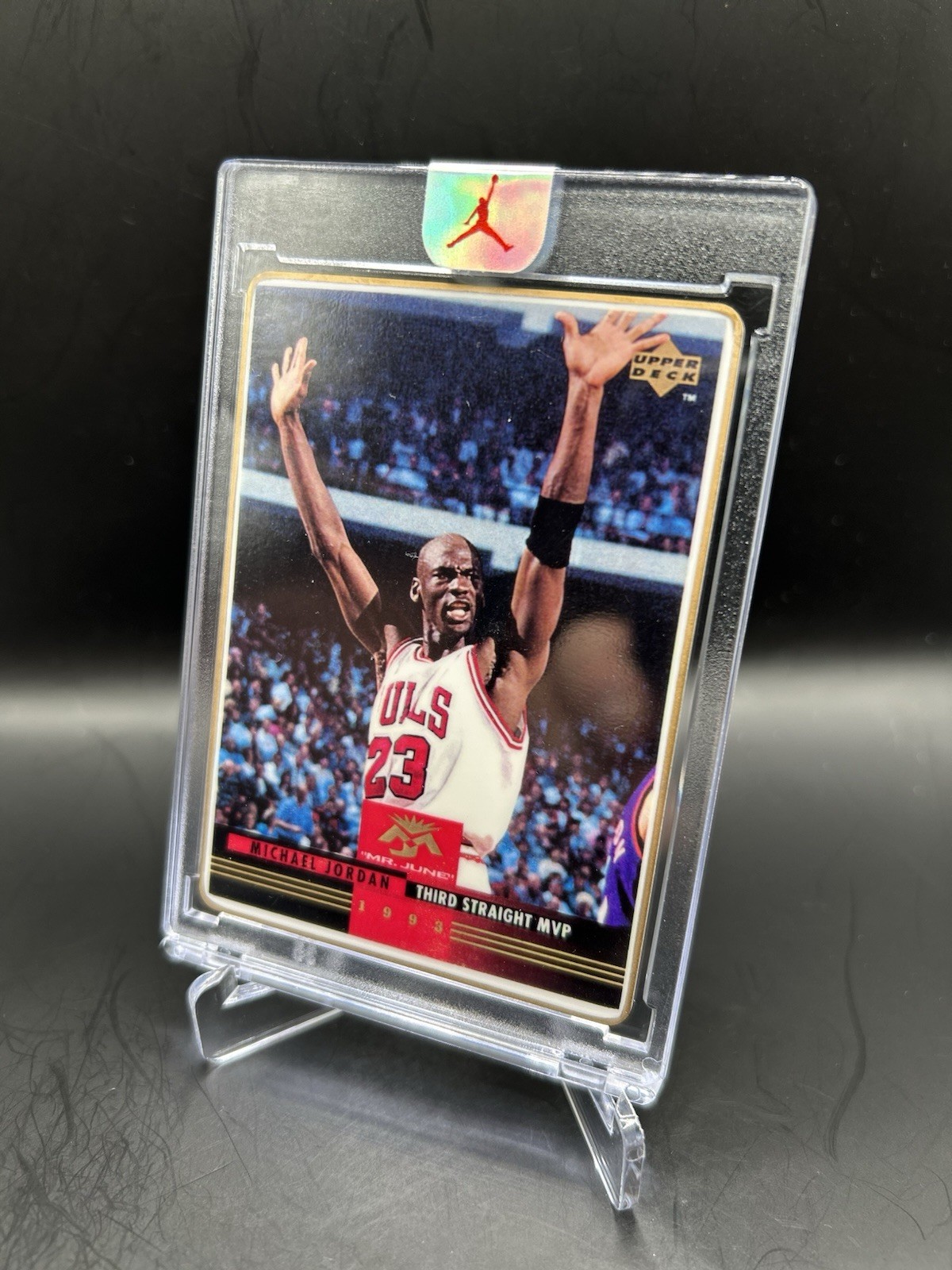1993 Mr. June Ceramic BEST # /2500 Upper Deck Card Michael Jordan RARE