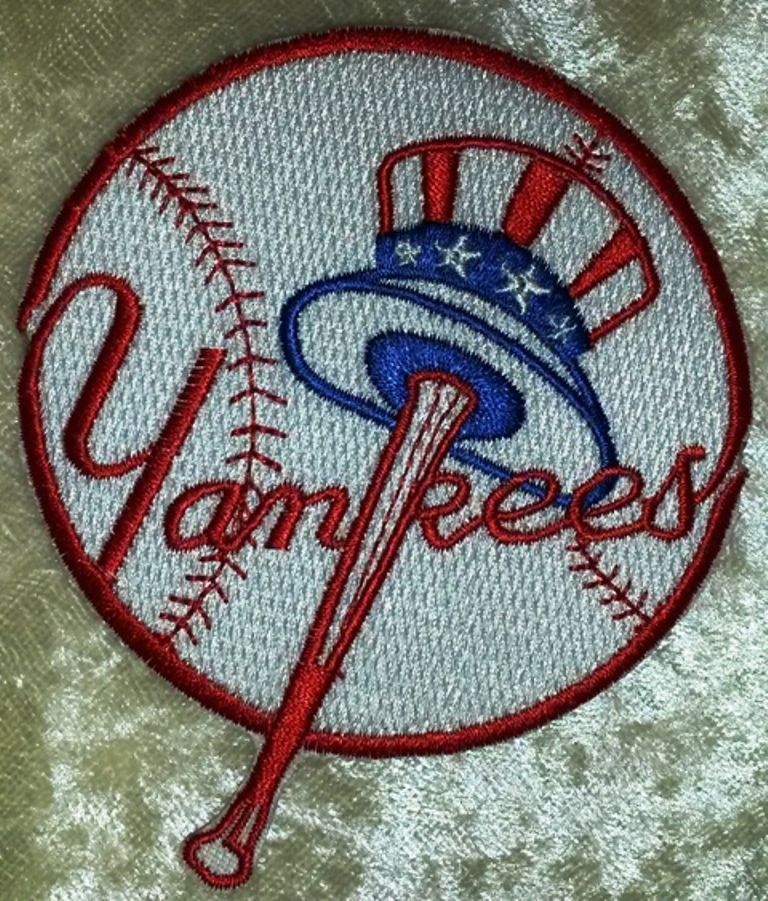 New York NY Yankees Baseball 3.5″ Iron /Sew On Embroidered Patch~Free Tracking!