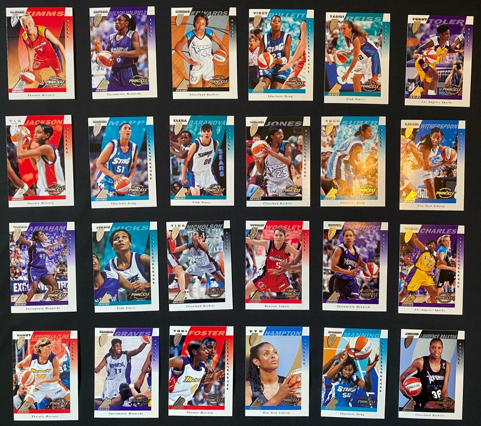 1997 Pinnacle Inside WNBA – Basketball Cards – Complete Your Set – You U Pick