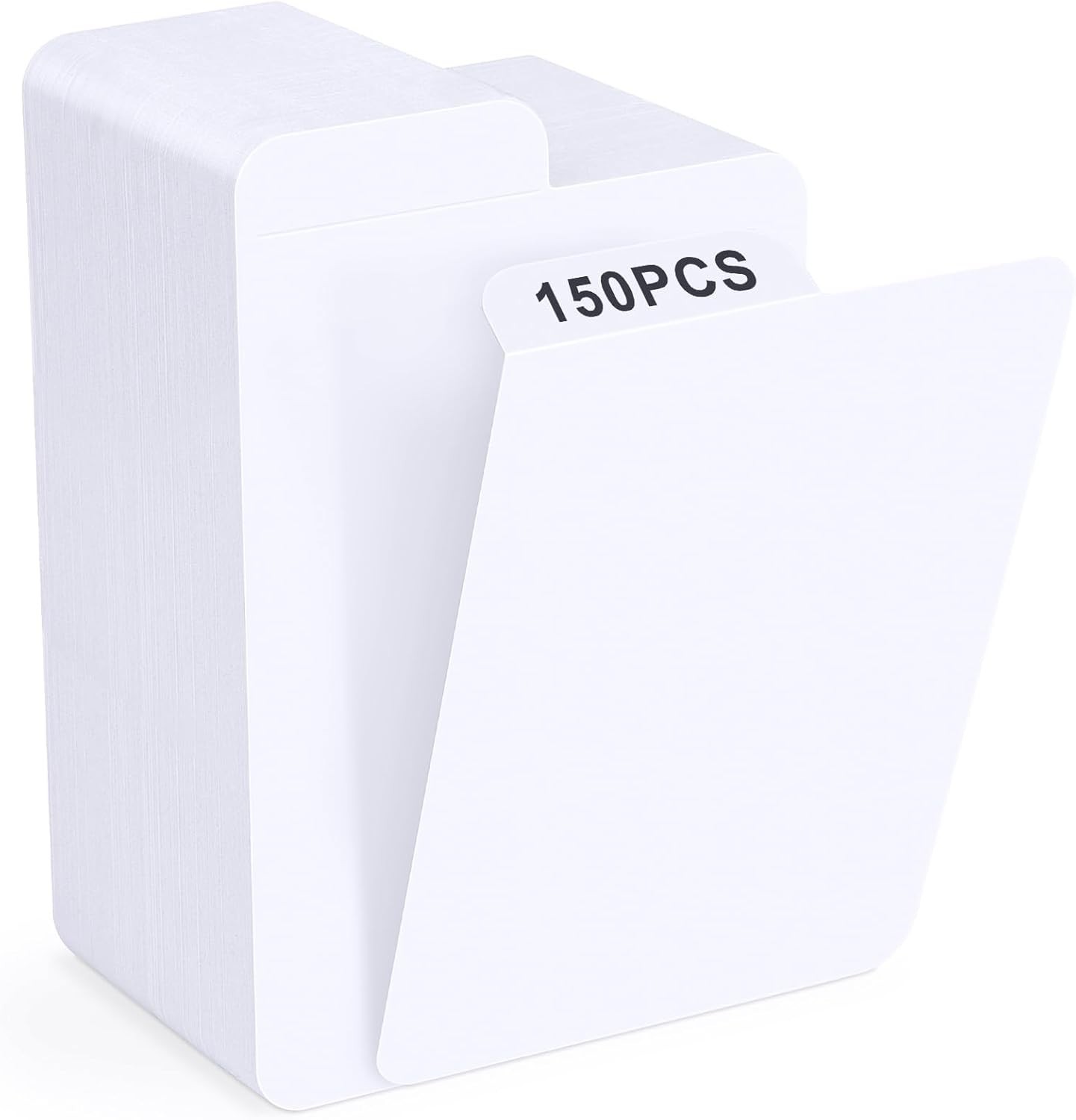 150PCS Trading Card Dividers for MTG/TCG/Sports Cards Vertical Storage Box