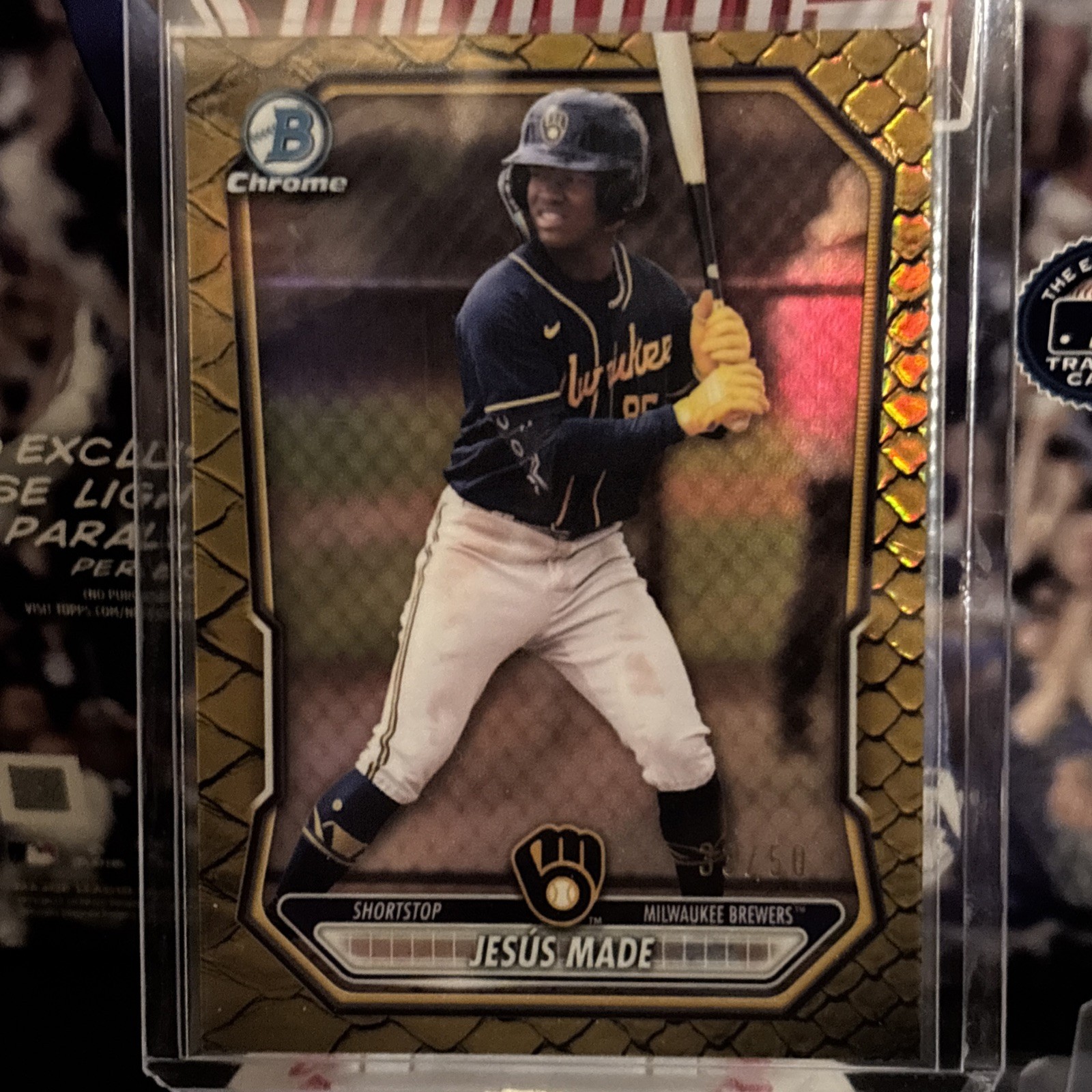 2026 Bowman Reptilian Jesus Made /50