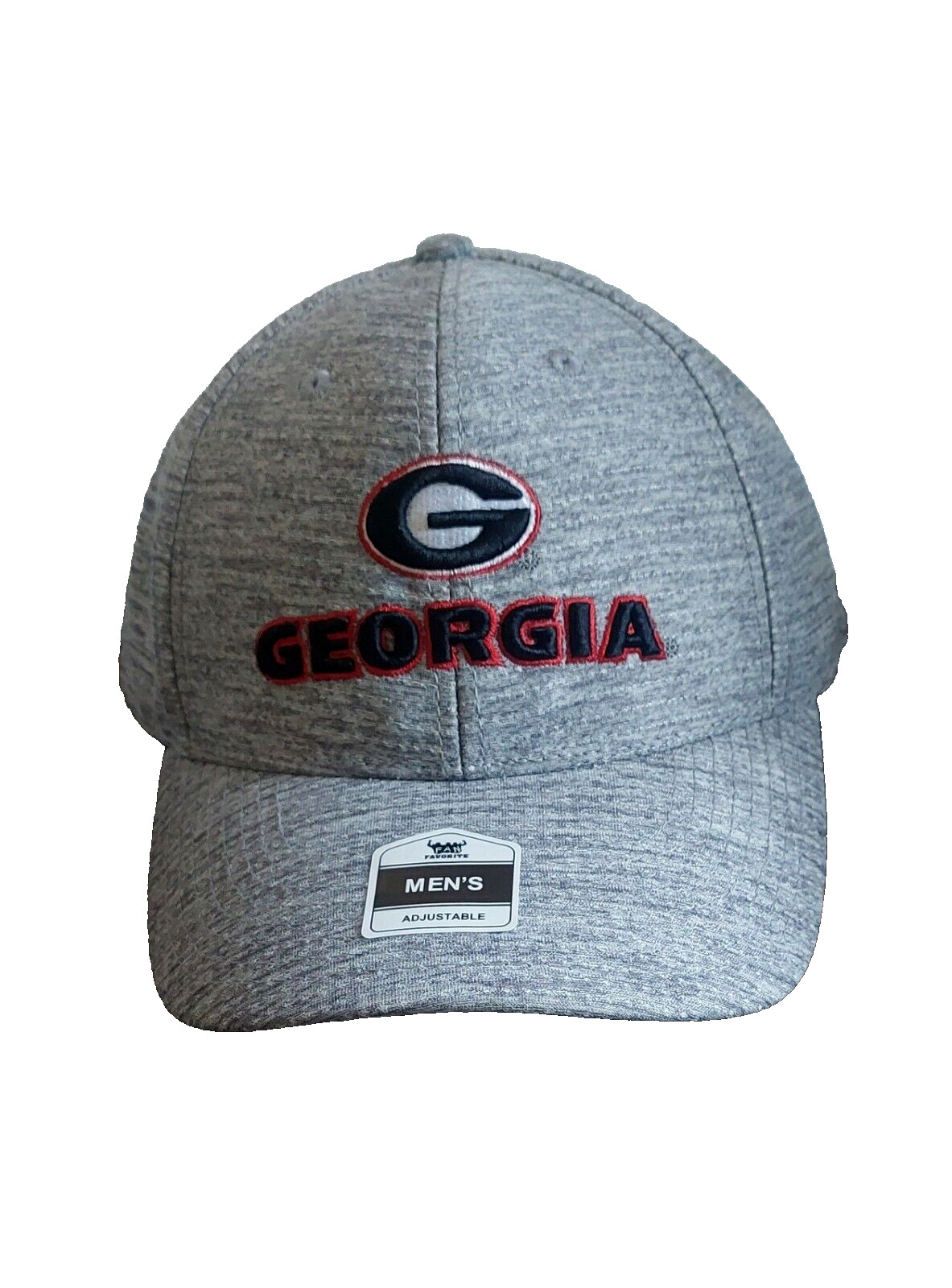 GEORGIA BULLDOGS ADJUSTABLE SNAPBACK HAT GRAY MVP STYLE