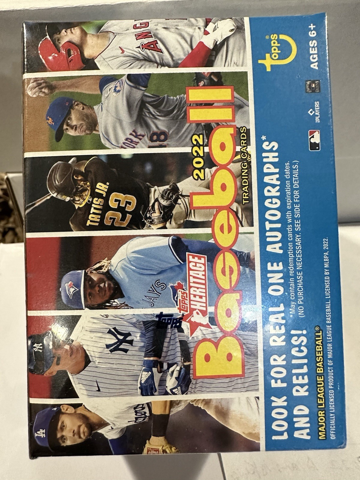 2022 Topps Heritage Baseball Blaster Box Iconic Retro 1973 Design 72 Cards Total