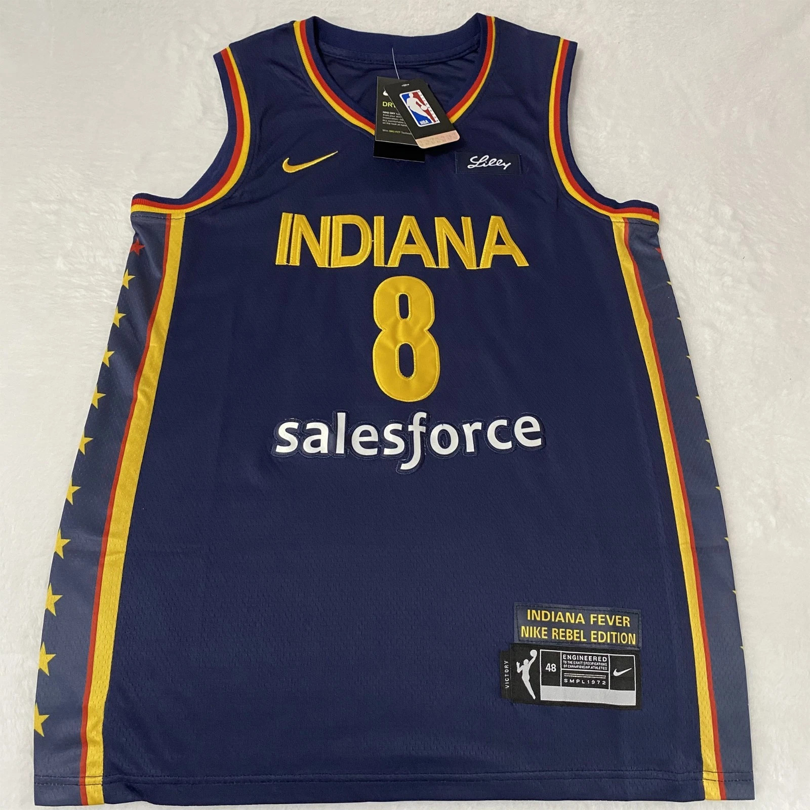 Sophie Cunningham #8 Jersey,Embroidered,Dark Blue